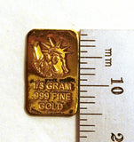 Happy Anniversary! - 1/3 Gram .999 Fine 24k Gold Bullion Bar - In COA Card