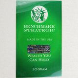 1/2 Gram .999 Fine 24k Gold Bullion Bar