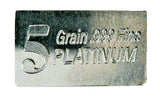 5 Grain .999 Fine Platinum Bullion Bar
