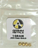 1 Gram .999 Fine 24k Gold Shot - Casting Grain