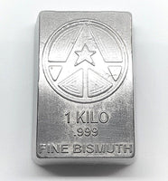 1 Kilo .999 Fine Bismuth Bullion Bar