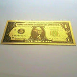 $1 - 24K Gold Foiled Novelty Federal Reserve Note