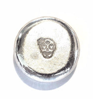 Female Sugar Skull - 1 Troy Ounce .999 Fine Tin Round