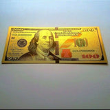 $100 Gold Foiled Novelty Federal Reserve Note