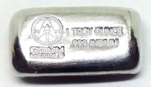 1 Troy Ounce .999 Fine Indium Bullion Bar