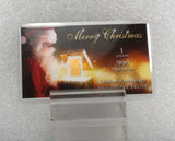 Santa's Gift - 1 Grain .999 Fine 24k Gold Bullion Bar In COA Card